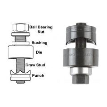 PUNCH & DIE D 730 1-1/2"