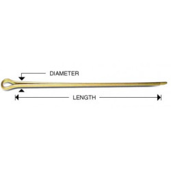 COTTER PIN MS24665-426 CAD