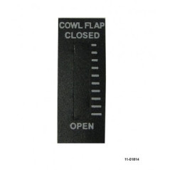 RAC COWL FLAP LABEL SMALL...