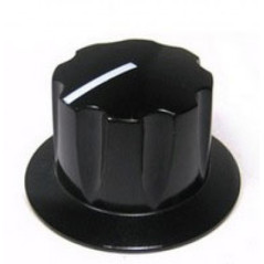 RHEOSTAT FINGER-TIP KNOB BLK