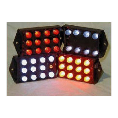 LED TASK LIGHT MODULE 12V RED