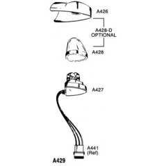 WHELEN A427 STROBE TUBE ASSY