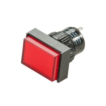 LIGHTED INDICATOR 12VDC RED