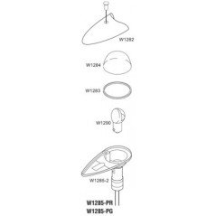 WHELEN W1285PR2 28V RED POS LT