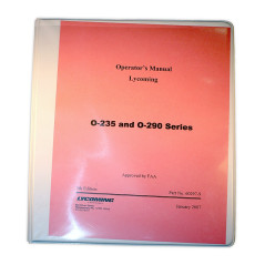 Lycoming Installation and Operation Manual 60297-9