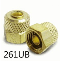 BRASS NUT W, SLEEVE 261UB-04