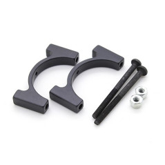 TUBE CLAMP NOIR ANODISE NOIR