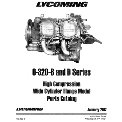PC-203-9 LYCOMING 0-320 B & D PARTS CATALOG - WIDE DECK