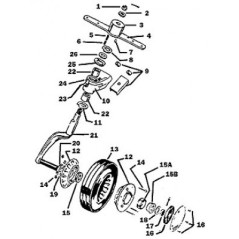 LANG WHL BOLT/NUT A-548A-549