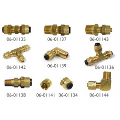 T-FITTING 1/8" NPT-1/8" COMP