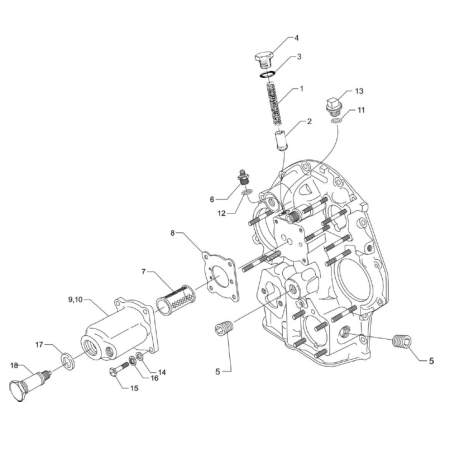 SCREEN ASSY-OIL PRESSURE LYCOMING 62817