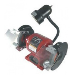 SUNEX 6" BENCH GRINDER W/LIGHT