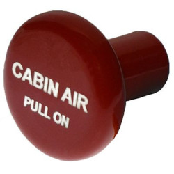 KNOB Round Red Cabin Air...
