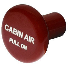 KNOB Round Red Cabin Air...