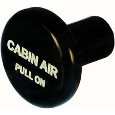 KNOB Round Black Cabin Air...