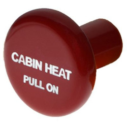 KNOB Round Red Cabin Heat...