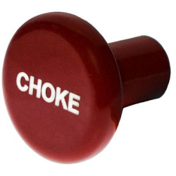 KNOB Round Red Choke 6277RC