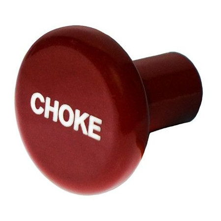 KNOB Round Red Choke 6277RC