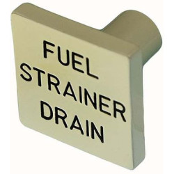 KNOB Fuel Strainer Drain 6378