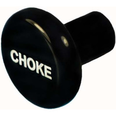 KNOB Round Black Choke 6277BC