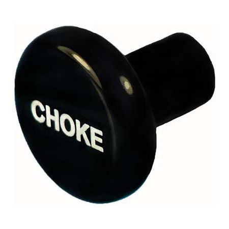 KNOB Round Black Choke 6277BC