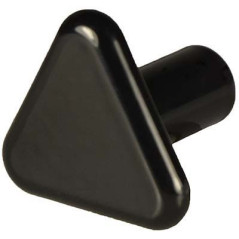 KNOB Triangle Black 6512B