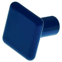 KNOB Square Blue 6489L