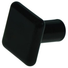 KNOB Square Black 6489B