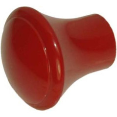 KNOB Round Red Polished...