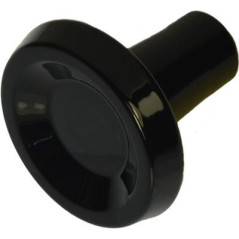 KNOB Round Black 6307-BK