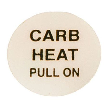 DECAL Carb Heat 6289