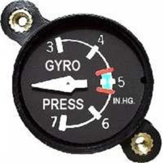 SUCTION GAUGE (1 1/4"GYRO SUCTION) 3-310-50