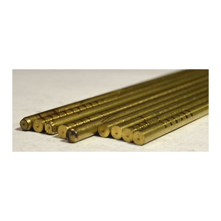 BUNDLE Brass Rod ASTM-B-16 9 pieces B-C36000 1/4R