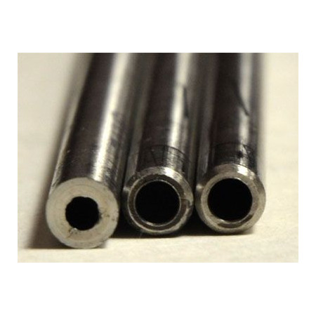 BUNDLE Tube Seamless ASTM A269 .250 +/-.003 OD X .145 +/- .010 ID Bright Annealed and Passivated 3 pieces B-304.250X.145S