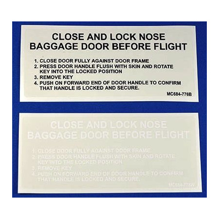 KIT Piper Baggage Door Lock MC88451-002