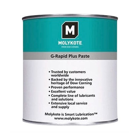 MOLYKOTE G-RAPID PLUS ,BLACK SOLID LUBRICANT PASTE , CAN 25
