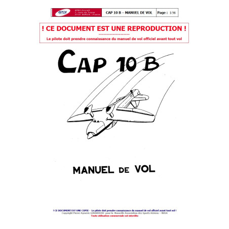 MANUEL DE VOL CAP10 B