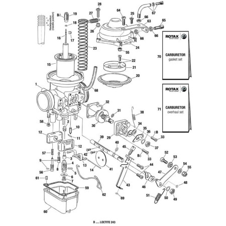 KIT SOUPAPE STARTER 1/3 961273
