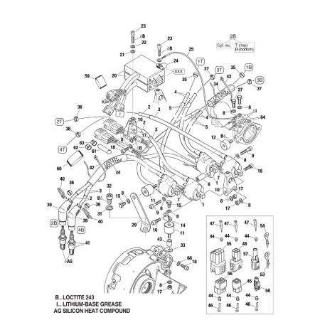 PATTE SUPPORT BOBINE 912 ULS/FR/S 851481