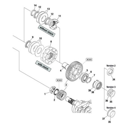 RONDELLE REGLAGE REDUCTEUR 912 0.5 927402