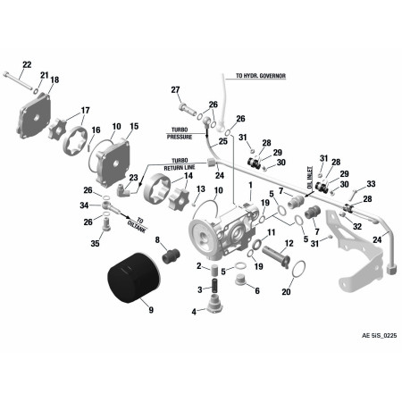 OIL PUMP COVER 911713