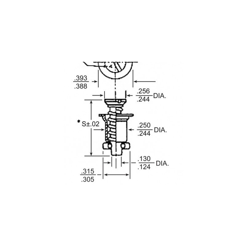 CAMLOC FASTENERS 2700-4 STUDS 292286