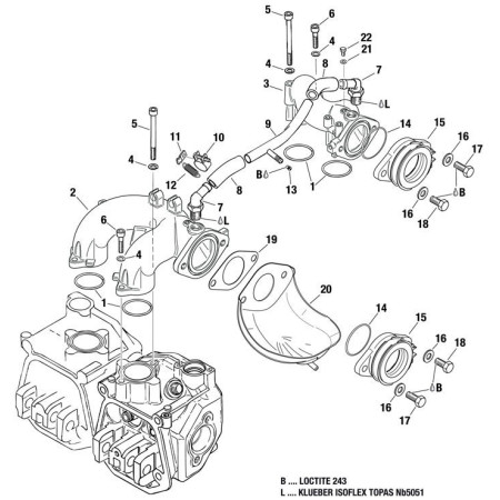 DURITE TUBE COMPENSATEUR 81 MM 956141