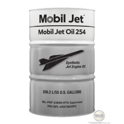 MOBIL JET 254 , GAS TURBINE LUBRICANT, 55 GAL DRUM // MIL-PRF-23699-HTS