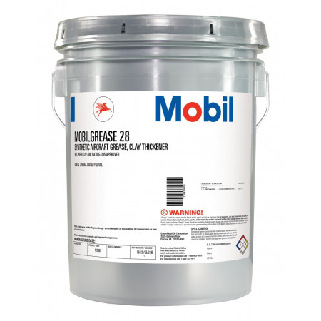 MOBIL GREASE 28 , SYNTHETIC AVIATION GREASE , 16 KGS PAIL