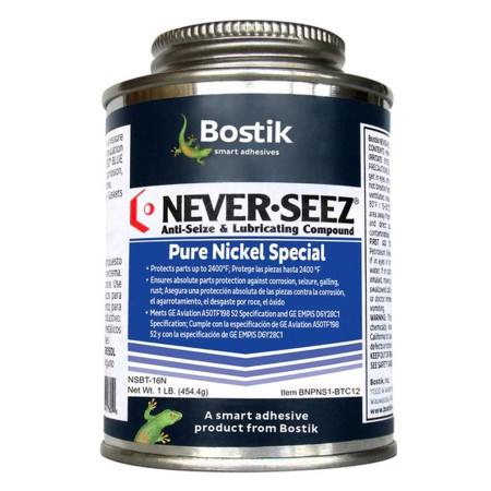 LUBRICANT NEVER SEEZ PURE NICKEL SPECIAL, CAN 1 LB