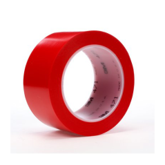 TAPE 471 VINYL RUBBER RED, ROLL 50 MM X 33MT