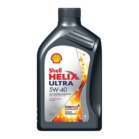 Shell Helix Ultra 5W-40 Synthetic Motor Oil 1Lt Bottle P1400279