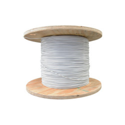 SHIELDED 22GA 2 CONDUCTOR WHITE WIRE M27500-22TG2T14 (1x00ft)