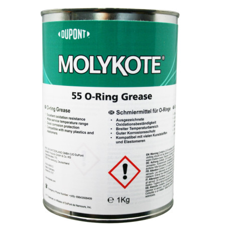 MOLYKOTE 55 O-RING LUBRICANT, CAN 1 KG